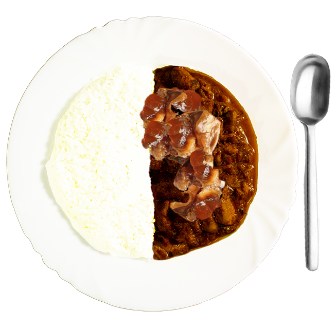 ”牛すじカレー”