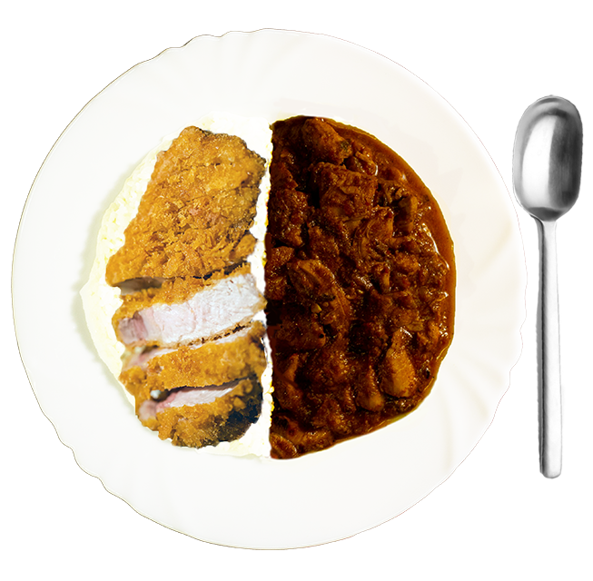 ”カツカレー”
